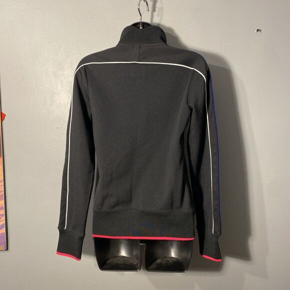 Nike Women's Yoga Jacket Small Performance Workout Black‎ Red Purple - Picture 3 of 7